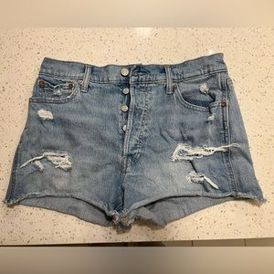 Gap Light Blue Jean Shorts
